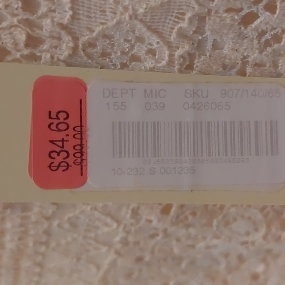 Ecru lace overlay strapless dress - Picture 6 of 6